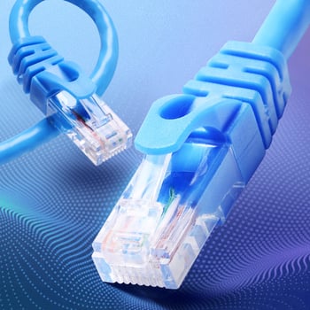 Cablé de rețea Cat6 RJ-45, pereche răsucită, 1 Gbps, cupru OFC în înveliș PVC