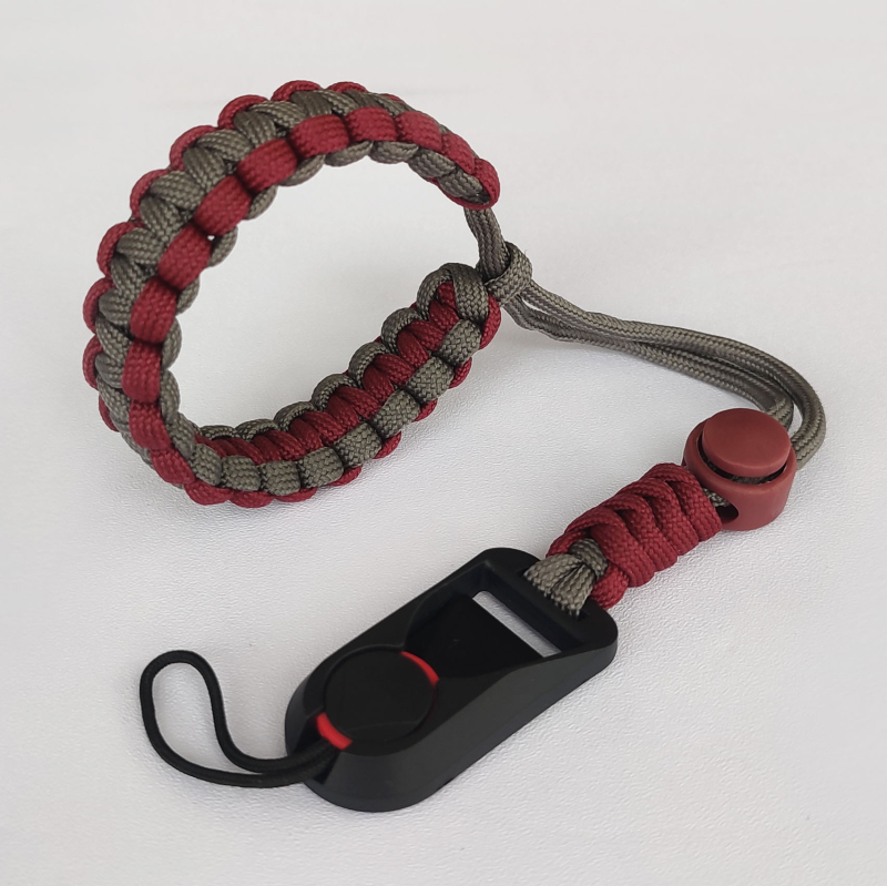 Djeljiva paracord pletena narukvica za kameru, univerzalna, protiv gubitka i padova
