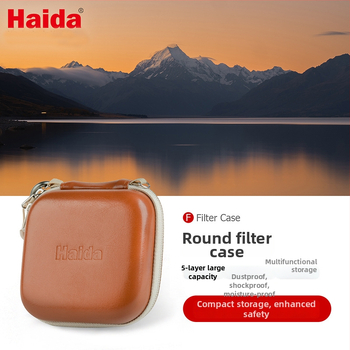 Haida Apskritos Filtrų Maišas — Naujų filtrų paketas, universalus bajonetas, organizatorius kameros filtrams, pritaikyti pavyzdžiai