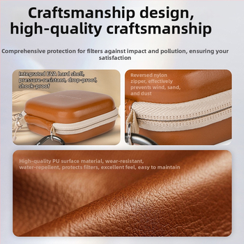 Haida Apskritos Filtrų Maišas — Naujų filtrų paketas, universalus bajonetas, organizatorius kameros filtrams, pritaikyti pavyzdžiai