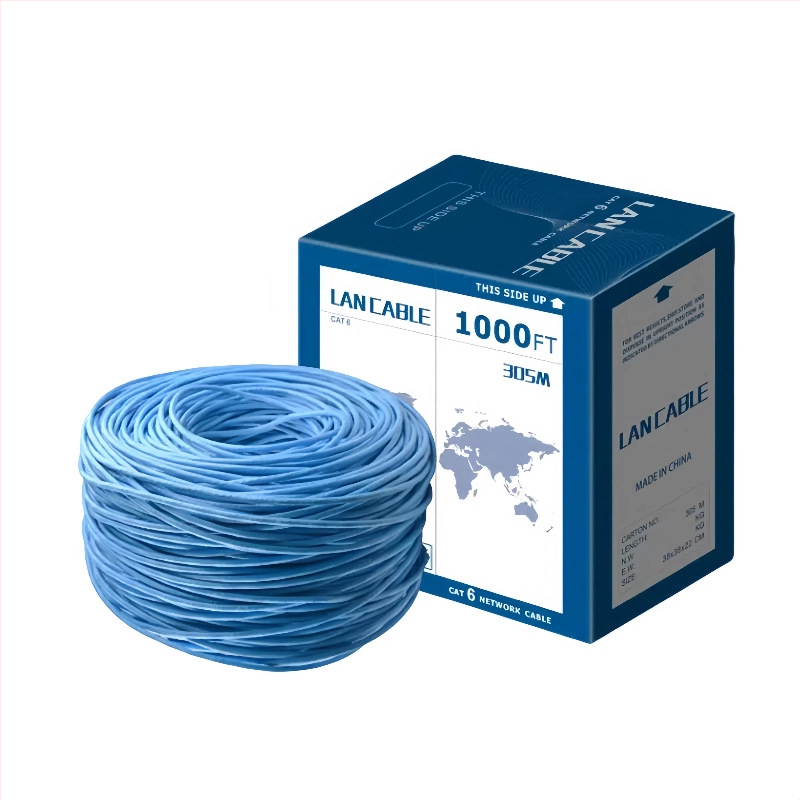 Cat6 gigabitni Ethernet kabel, bakar bez kisika, nezaštićeni uvijeni par, duljina 300 m