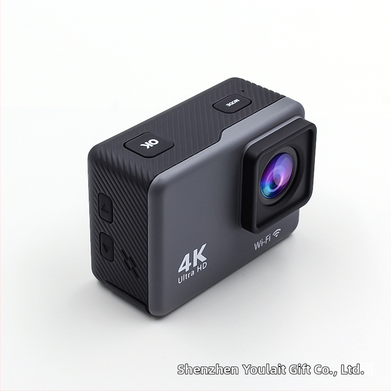 Yolete F300AB-R Sportska akcijska kamera, 2.0-inčni LCD, 24MP senzor, giroskop stabilizacija, vodootporno kućište, TF kartica pohrana