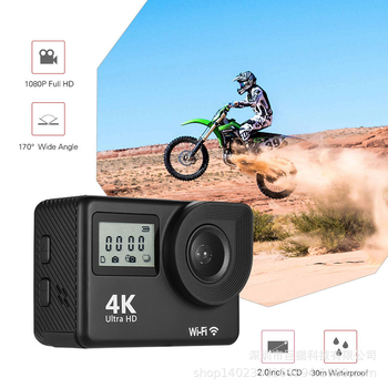 Sporta kamera 88DR ar 2,0 collu LCD ekrānu, TF kartes glabāšana, 16 MP, ABS korpuss, akumulatora darbības laiks 60–90 min