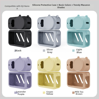 Silikona aizsargkorpuss DJI Osmo Nano kamerai; materiāls: silikons; saderīgs ar: DJI Osmo Nano kamera; logotipa druka: Jā; apstrādes veids: karstā pārneses drukāšana; personalizācija: Jā.