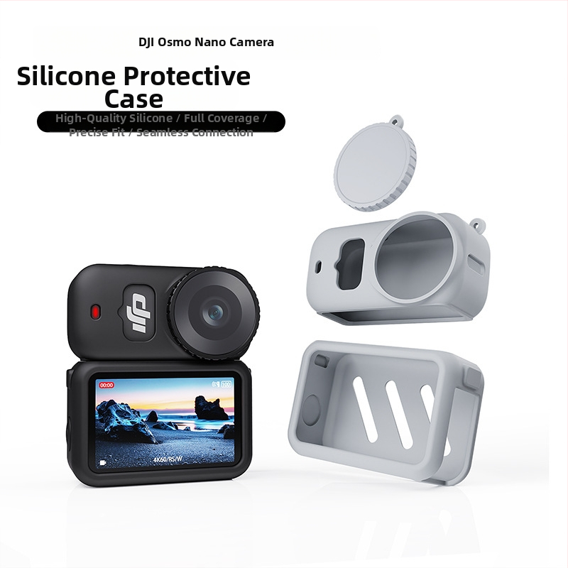 Silikona aizsargkorpuss DJI Osmo Nano kamerai; materiāls: silikons; saderīgs ar: DJI Osmo Nano kamera; logotipa druka: Jā; apstrādes veids: karstā pārneses drukāšana; personalizācija: Jā.