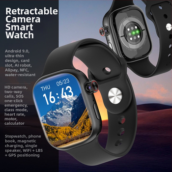 Smartwatch XH022, 5G potpuna mreža, slot za SIM, NFC, mjerenje otkucaja srca, Android kompatibilan