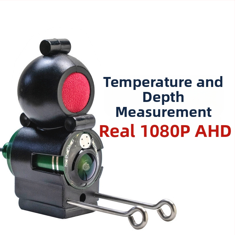 HD povandeninė žvejybos kamera – įkraunamas maitinimas, gylis 0.6–73 m