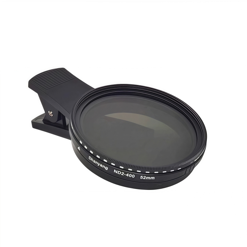 ND2-400 állítható polárszűrő mobiltelefonokra és kamerákhoz