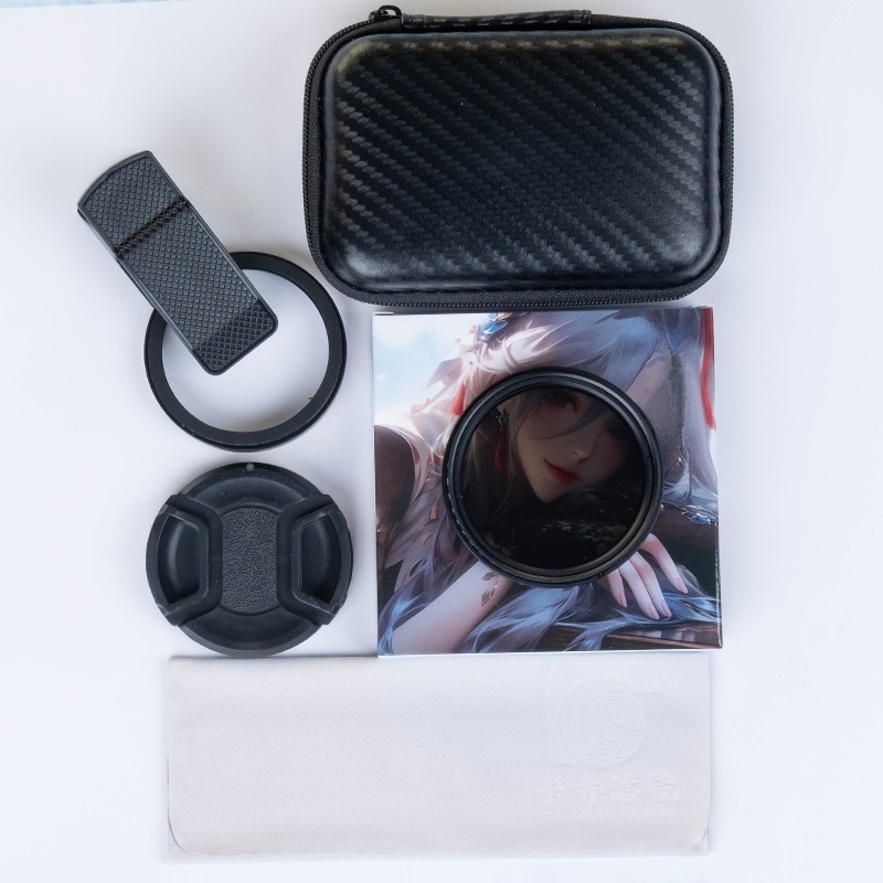 ND2-400 állítható polárszűrő mobiltelefonokra és kamerákhoz