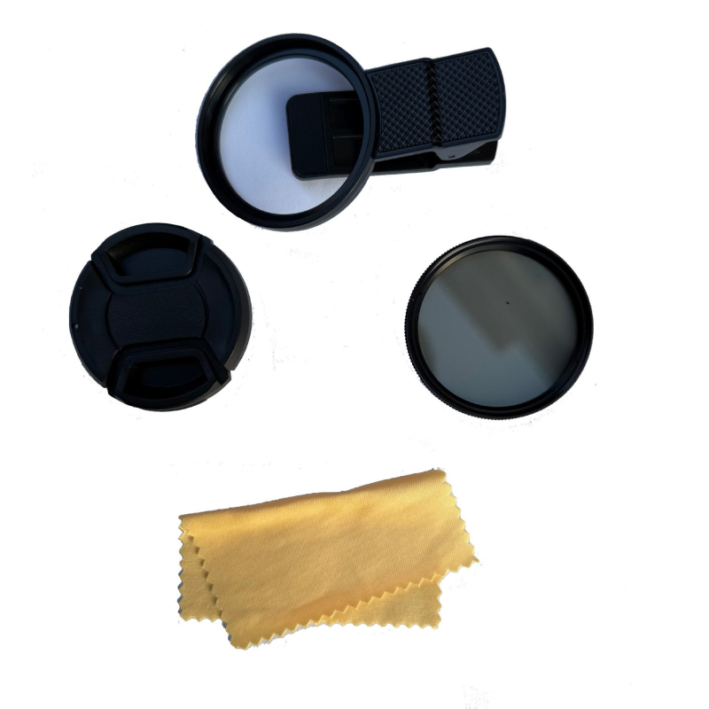 ND2-400 állítható polárszűrő mobiltelefonokra és kamerákhoz