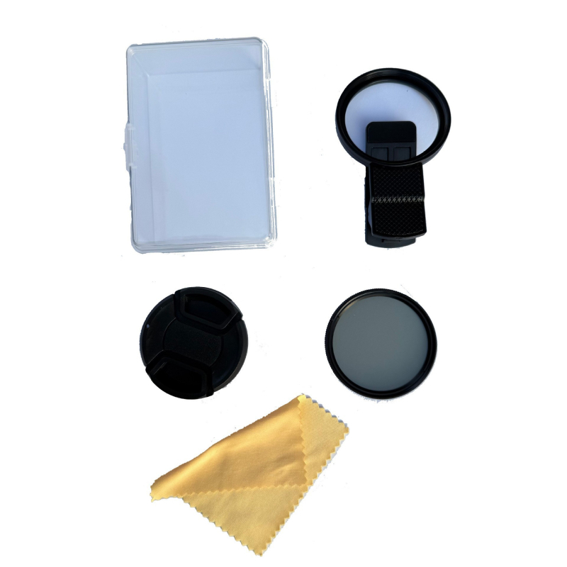 ND2-400 állítható polárszűrő mobiltelefonokra és kamerákhoz