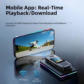 Pārvietojams videorekordieris ar Wi-Fi, 8K izšķirtspēja, tiešraides priekšskatījums un ieraksts