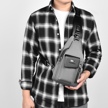 Férfi mellkasi táska - Oxford anyag, vízálló, modell 8203, Dusen Kangaroo