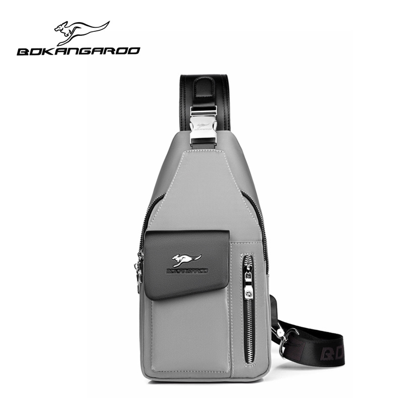 Férfi mellkasi táska - Oxford anyag, vízálló, modell 8203, Dusen Kangaroo