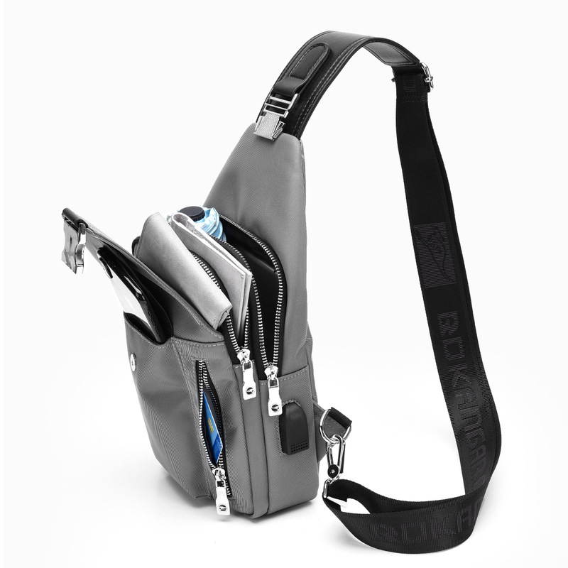 Férfi mellkasi táska - Oxford anyag, vízálló, modell 8203, Dusen Kangaroo