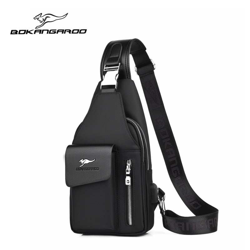 Férfi mellkasi táska - Oxford anyag, vízálló, modell 8203, Dusen Kangaroo