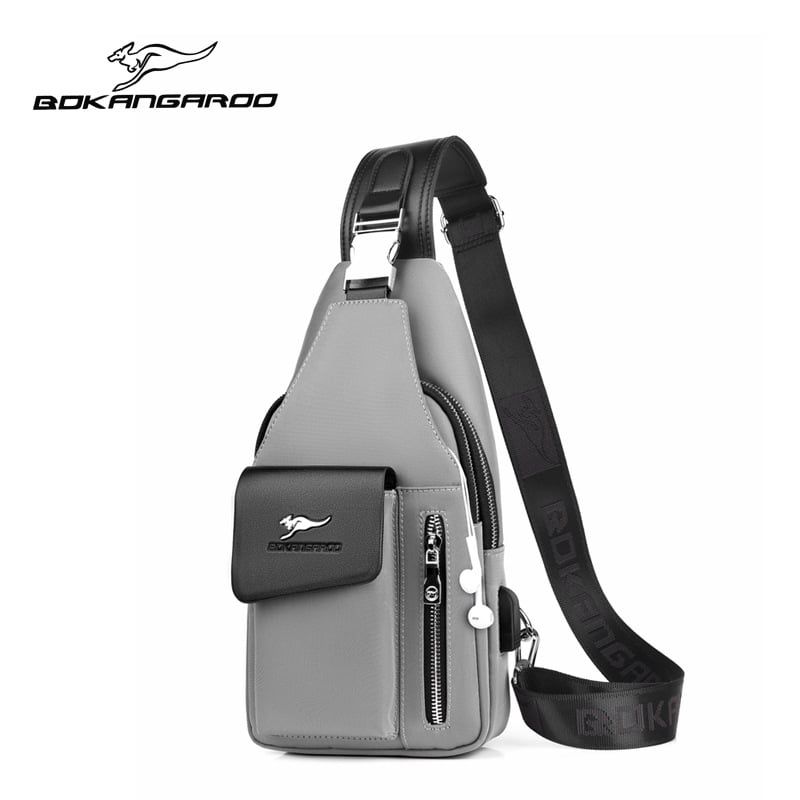 Férfi mellkasi táska - Oxford anyag, vízálló, modell 8203, Dusen Kangaroo