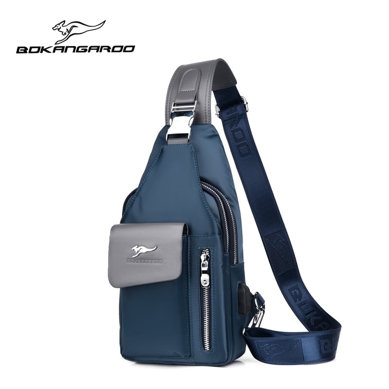 Férfi mellkasi táska - Oxford anyag, vízálló, modell 8203, Dusen Kangaroo
