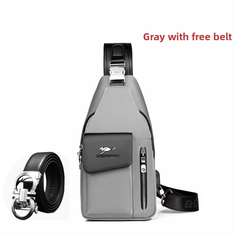 Férfi mellkasi táska - Oxford anyag, vízálló, modell 8203, Dusen Kangaroo