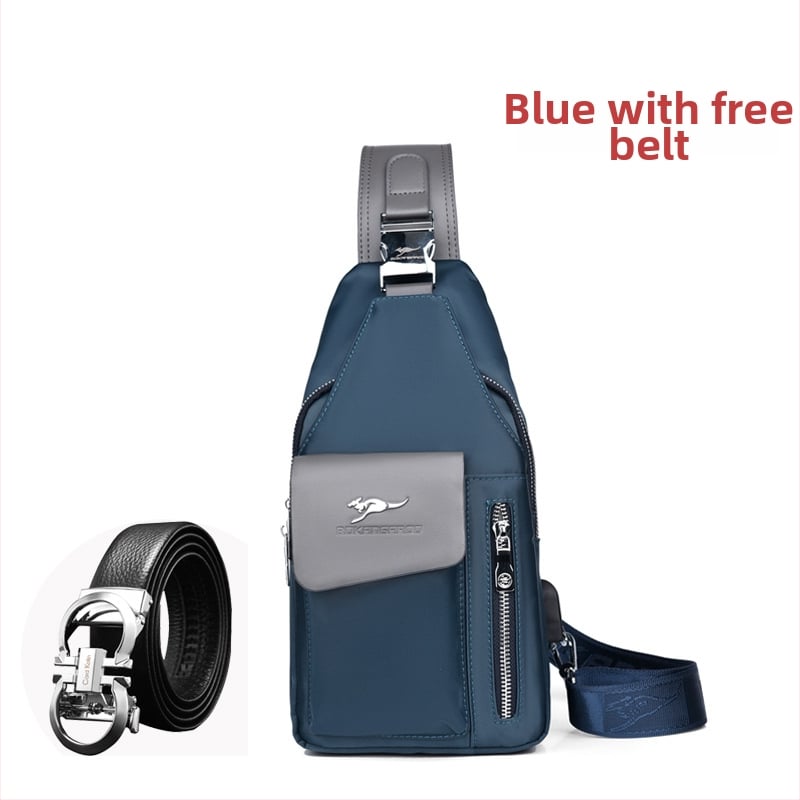 Férfi mellkasi táska - Oxford anyag, vízálló, modell 8203, Dusen Kangaroo