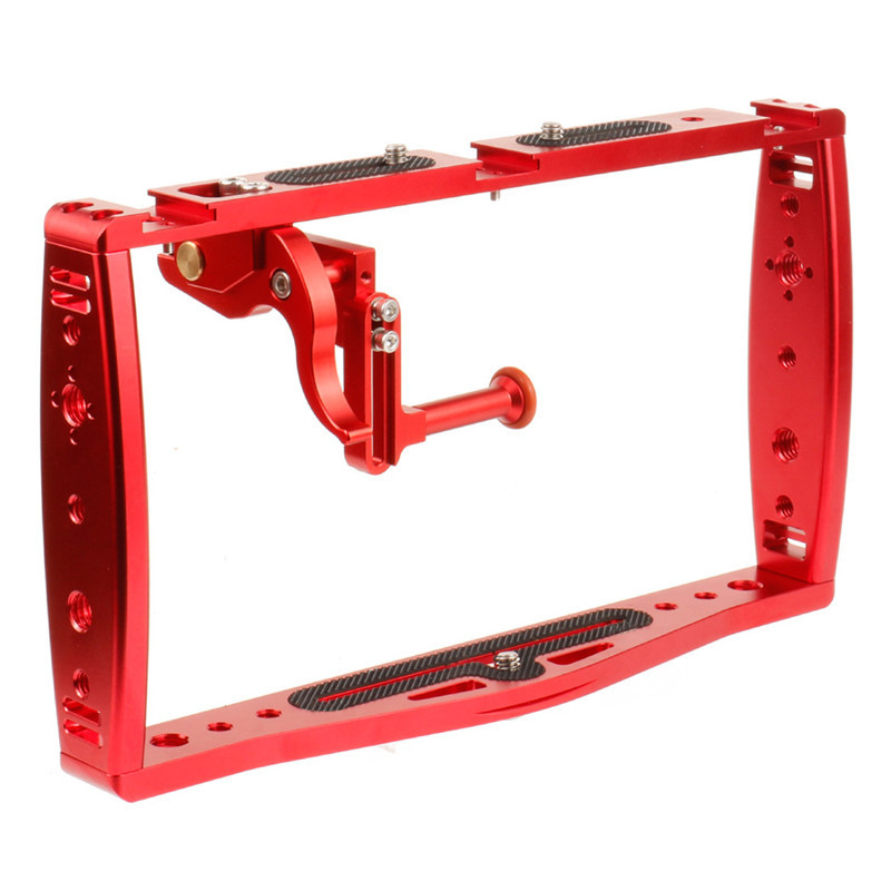 FEICHAO Suport dublu pentru GoPro/DSLR/telefoane – aliaj de aluminiu, sarcină maximă 2–5 kg