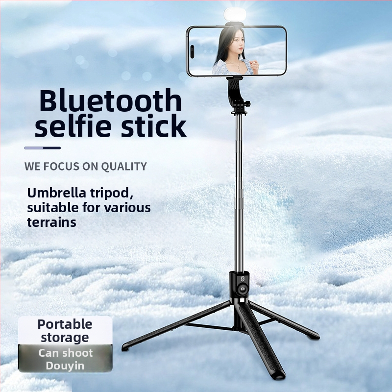 Z6S Samostatný selfie tyč – nerezová oceľ, Bluetooth, diaľkové ovládanie, podpora prispôsobenia