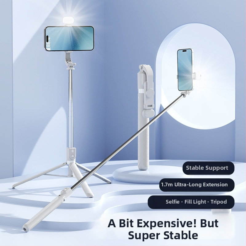 Z6S Samostatný selfie tyč – nerezová oceľ, Bluetooth, diaľkové ovládanie, podpora prispôsobenia