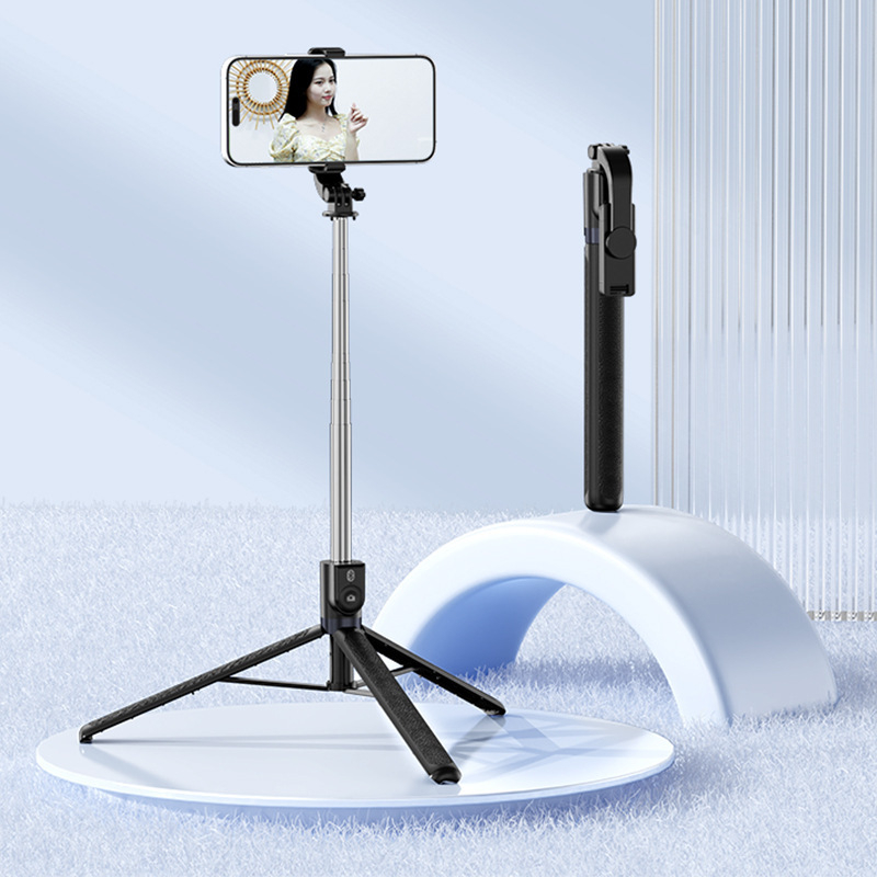 Z6S Stativ selfie din oțel inoxidabil, Bluetooth, telecomandă inclusă, suport pentru personalizare