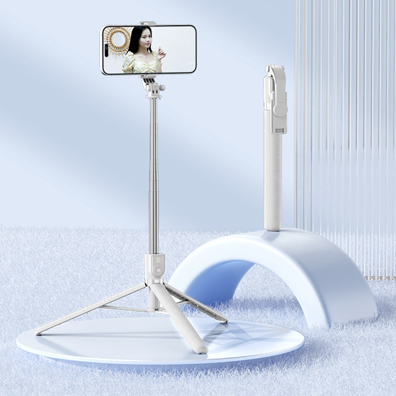 Z6S Stativ selfie din oțel inoxidabil, Bluetooth, telecomandă inclusă, suport pentru personalizare