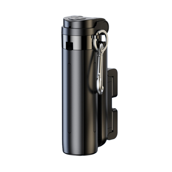 Mini Bluetooth magnētiskais selfie sticks ar četru kāju tripodu; materiāls: alumīnija sakausējums + ABS; pults iekļauts; apgaismojums fotografēšanai; Bluetooth ieslēgts