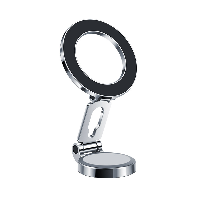 Suport auto pentru telefon — pliabil, magnetic, antivibrații, compatibil cu navigația (pliabil, magnetic, antivibrații, navigație)