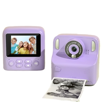 Digitaalse printimisega kaamera lastele, mudel X6D, 2,4-tolline LCD, TF-kaardi salvestus, 4800 pikslit, 1000 mAh akumulator