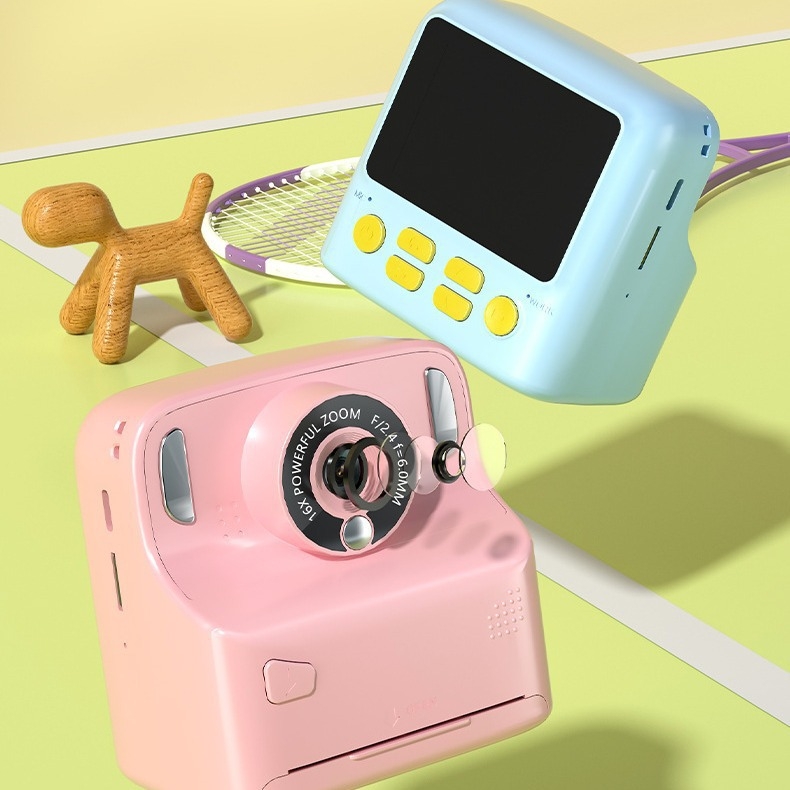 Digitaalse printimisega kaamera lastele, mudel X6D, 2,4-tolline LCD, TF-kaardi salvestus, 4800 pikslit, 1000 mAh akumulator