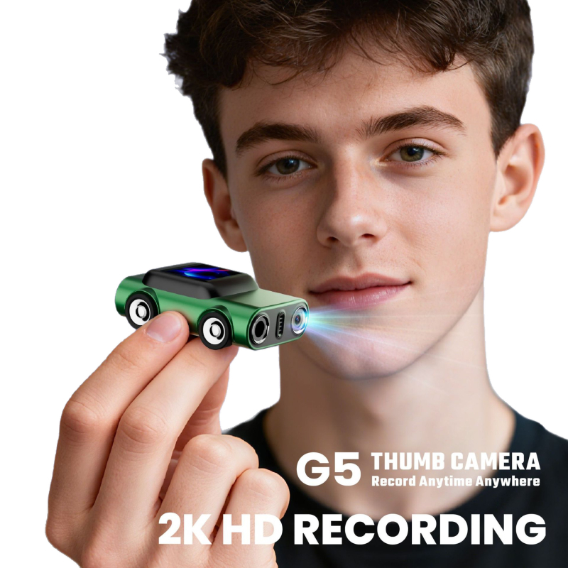 Cameră mini pentru copii G-5, ecran 0.96 inch LCD, 1–5 MP, card TF, autonomie baterie 1–3 ore