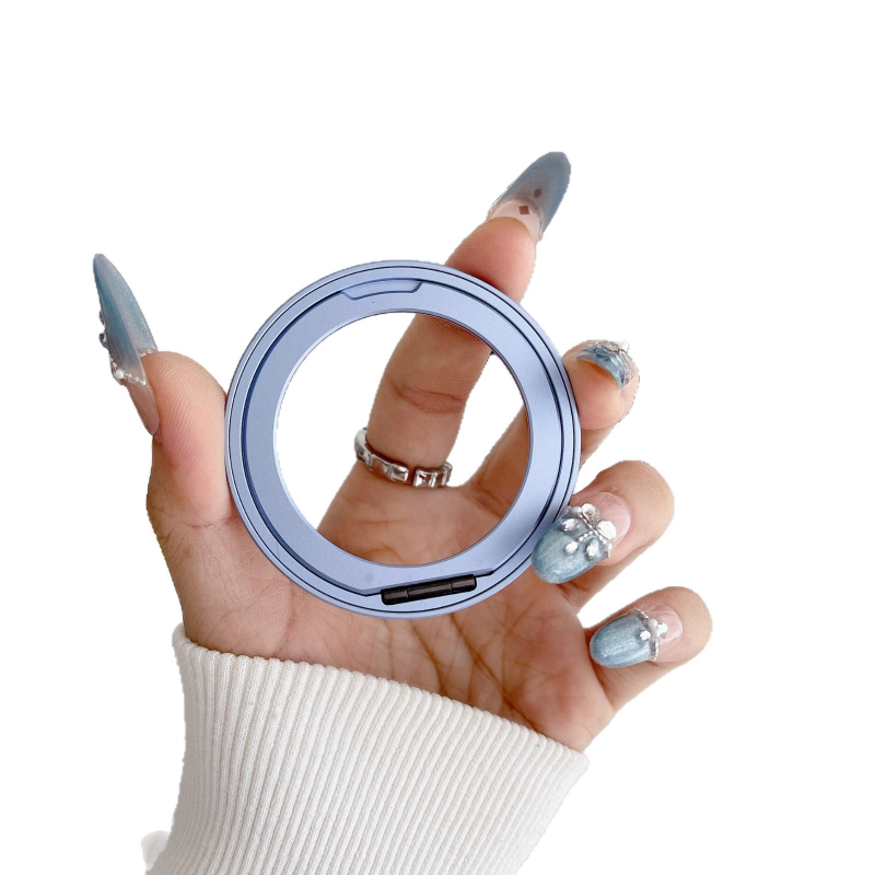 Alumínium ötvözetű 360°-ban forgó telefonos állvány ragasztó rögzítéssel és MagSafe kompatibilitással