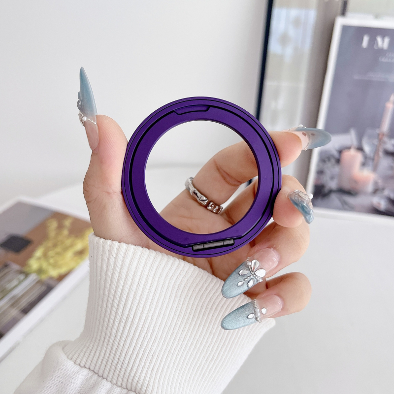 Alumínium ötvözetű 360°-ban forgó telefonos állvány ragasztó rögzítéssel és MagSafe kompatibilitással