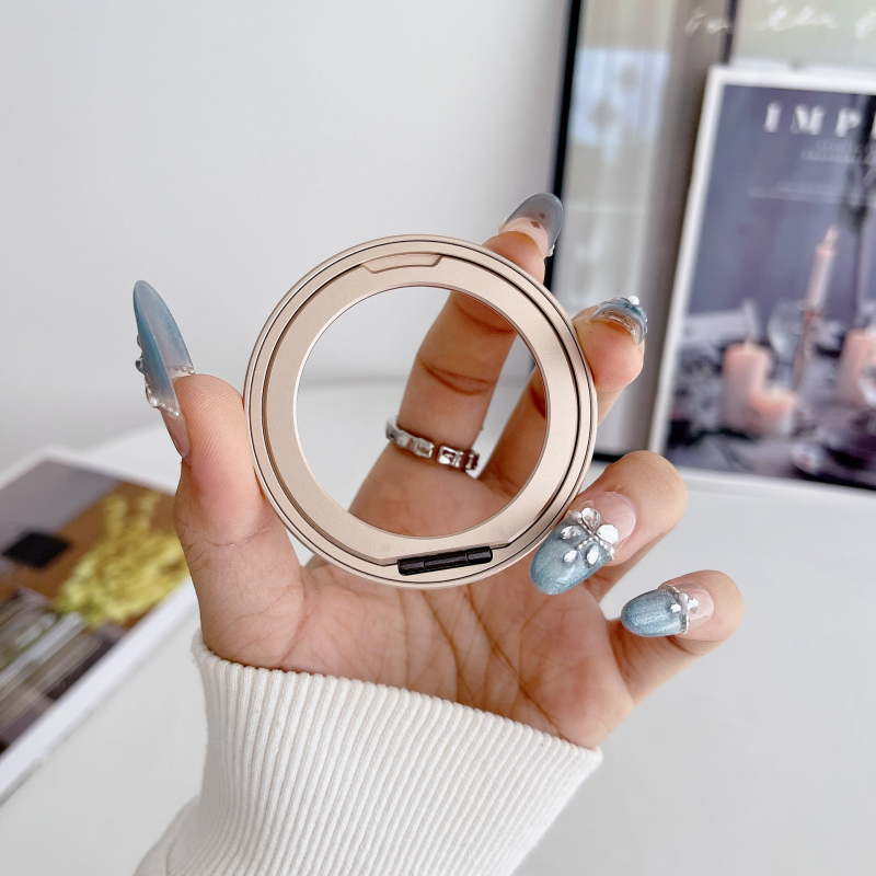 Alumínium ötvözetű 360°-ban forgó telefonos állvány ragasztó rögzítéssel és MagSafe kompatibilitással