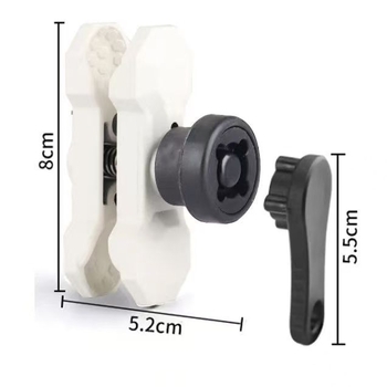 Clema de conectare pentru suport de telefon mobil — marca Yf, model Connecting Clamp; conectează corpul principal al suportului și baza inferioară; compatibil cu mașini electrice și motociclete