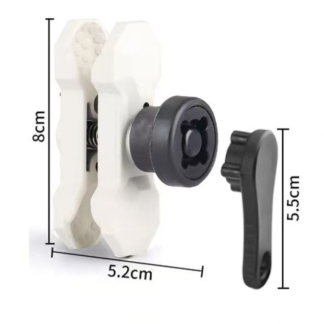 Clema de conectare pentru suport de telefon mobil — marca Yf, model Connecting Clamp; conectează corpul principal al suportului și baza inferioară; compatibil cu mașini electrice și motociclete