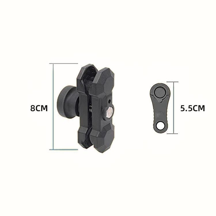 Clema de conectare pentru suport de telefon mobil — marca Yf, model Connecting Clamp; conectează corpul principal al suportului și baza inferioară; compatibil cu mașini electrice și motociclete