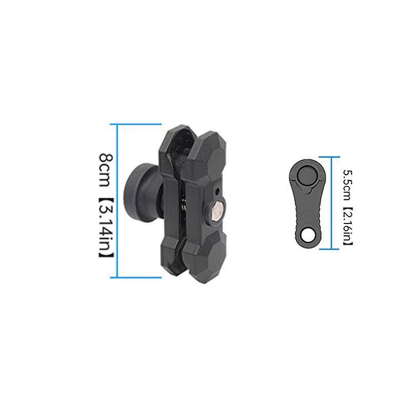 Clema de conectare pentru suport de telefon mobil — marca Yf, model Connecting Clamp; conectează corpul principal al suportului și baza inferioară; compatibil cu mașini electrice și motociclete