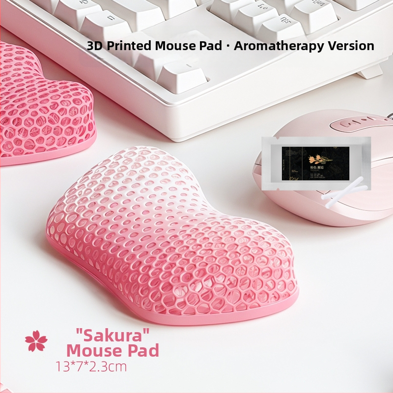 3D izdrukāts rokas locītavas paliktnis mehāniskai tastatūrai (modelis 1, svars 28 g, izlaidums 2025)