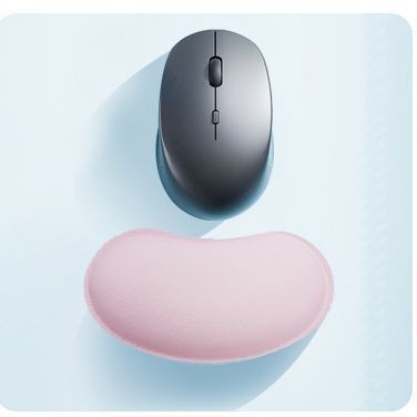 Pad de încheietură pentru mouse din piele PU, mic, cu un singur față, cu curea pentru încheietură, OEM gata cu logo imprimat