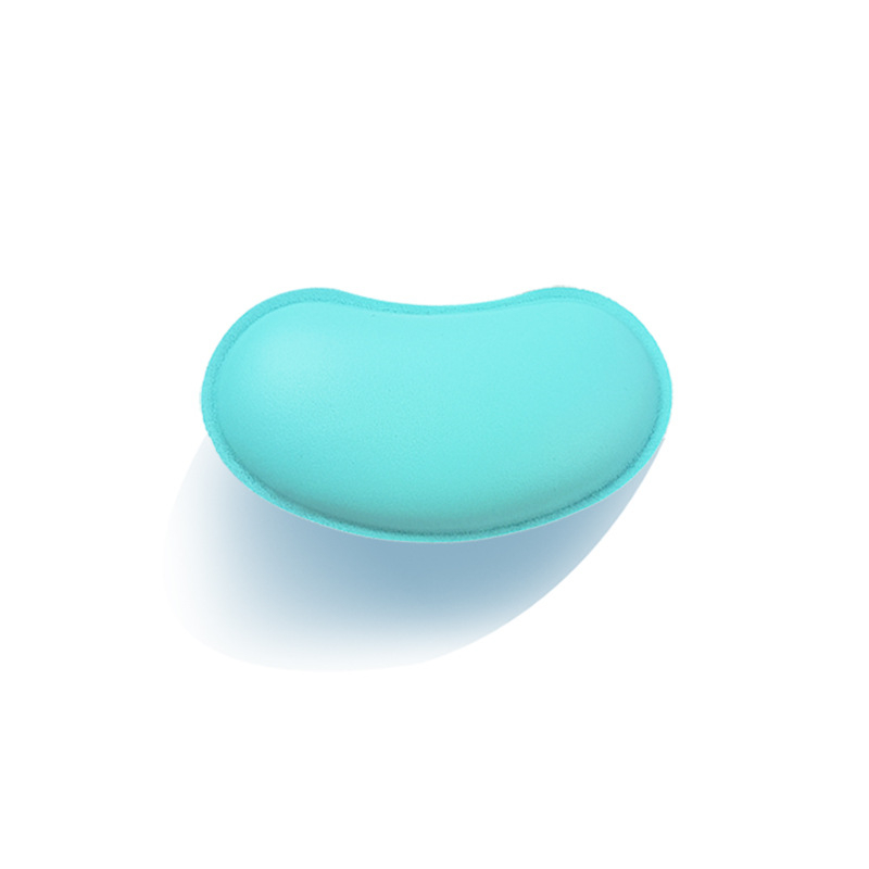 Pad de încheietură pentru mouse din piele PU, mic, cu un singur față, cu curea pentru încheietură, OEM gata cu logo imprimat