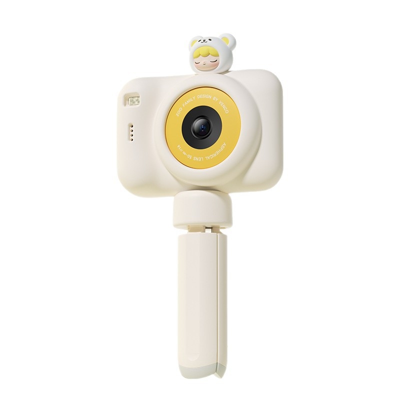 Cameră digitală pentru copii cu suport — camere frontale și din spate, peste 40 MP, ecran LCD 2,4'', suport card TF, carcasă ABS, modelul A6