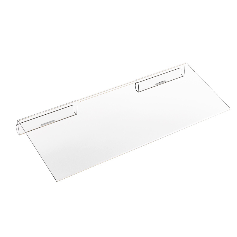 Suport pentru tastatură din acril, model Q9, cu două fețe, înclinare pentru scriere, greutate 300 g