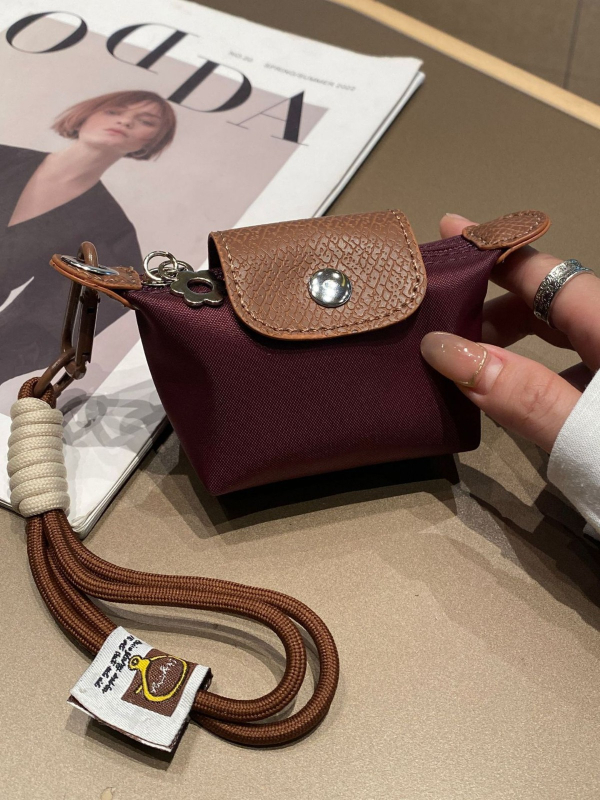 Νομισματοθήκη με ρετρό ατμόσφαιρα (PVC; μονόχρωμο σχέδιο; επένδυση από νάιλον; unisex)