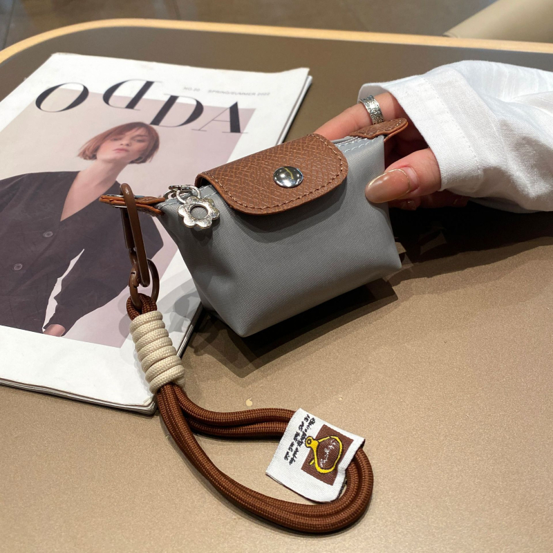 Νομισματοθήκη με ρετρό ατμόσφαιρα (PVC; μονόχρωμο σχέδιο; επένδυση από νάιλον; unisex)