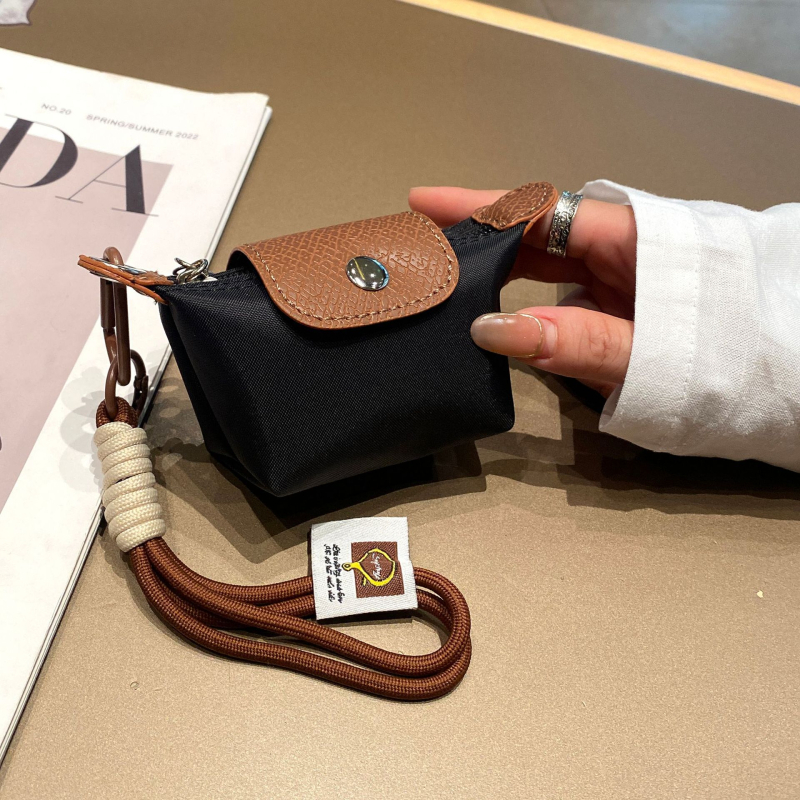 Νομισματοθήκη με ρετρό ατμόσφαιρα (PVC; μονόχρωμο σχέδιο; επένδυση από νάιλον; unisex)