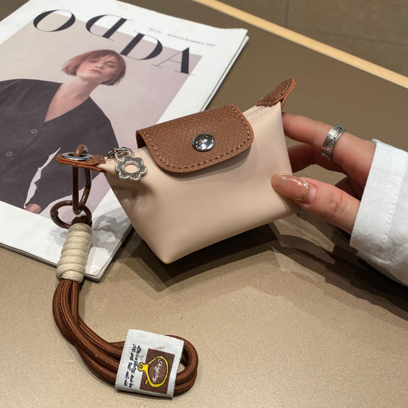 Νομισματοθήκη με ρετρό ατμόσφαιρα (PVC; μονόχρωμο σχέδιο; επένδυση από νάιλον; unisex)